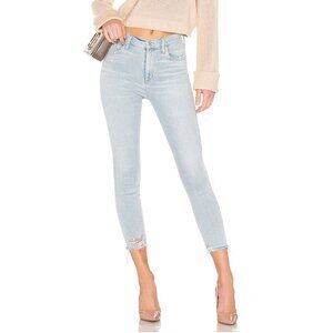 AGOLDE 'sophie' high rise skinny crop jeans